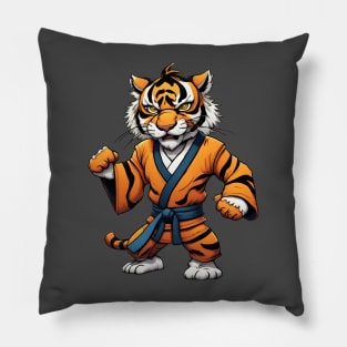 Karate Tiger Pillow