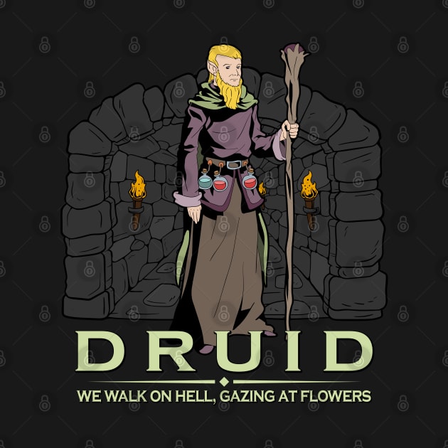 D20 Roleplaying Character - Druid by Modern Medieval Design