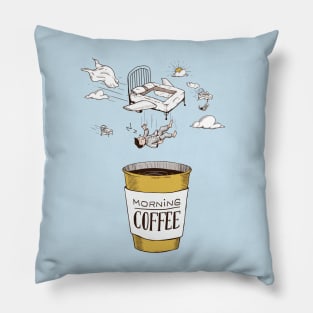 Morning Coffee Pillow