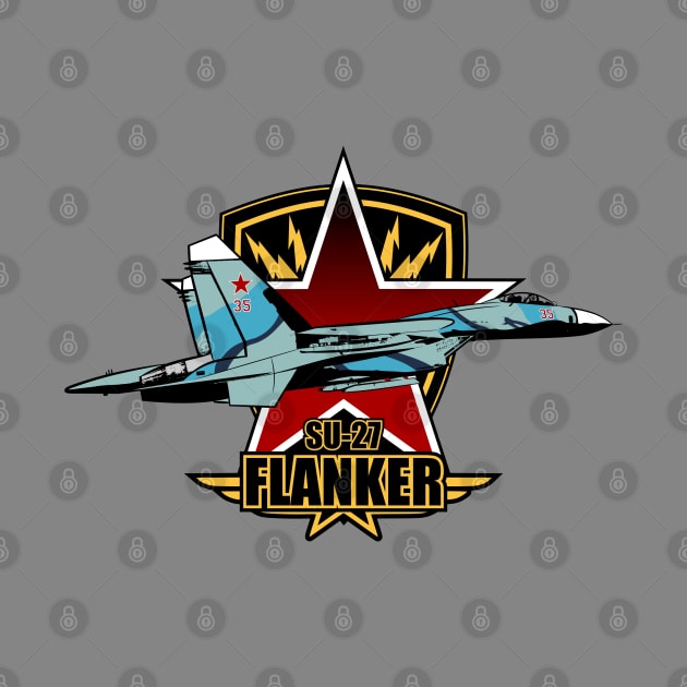 SU-27 Flanker by TCP