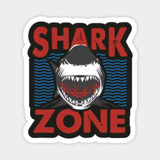 shark zone, shark jaws, shark attack, sharknado, shark land, Magnet