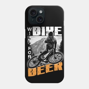 Will Bike For Beer Phone Case