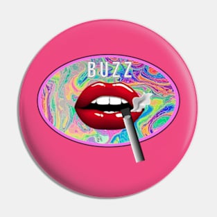 Buzzed Lip Pin