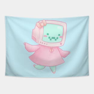 Television head girl - Kawaii aesthetic Tapestry