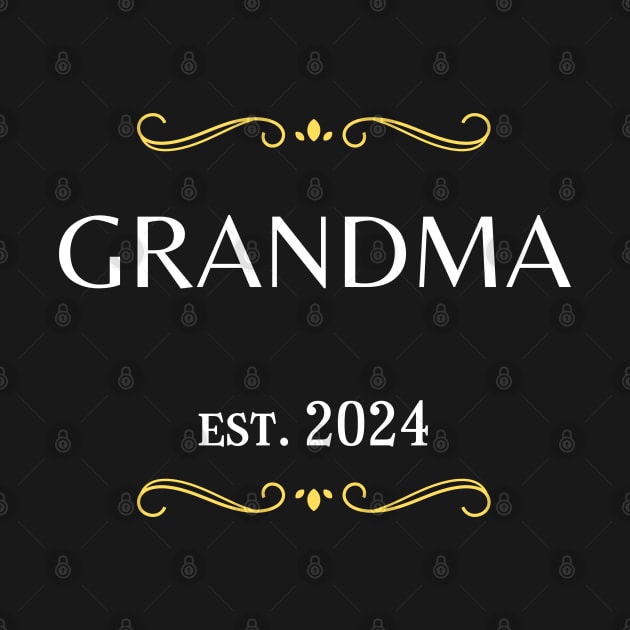 grandma to be - grandma est 2024 by vaporgraphic