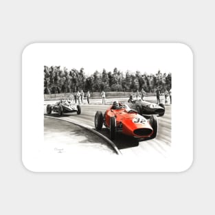 Ferrari Dino 246, Froilan Gonzalez, Bruce McLaren Magnet