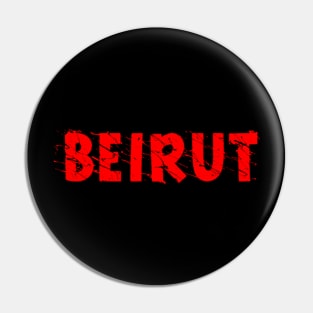 Beirut paint Pin