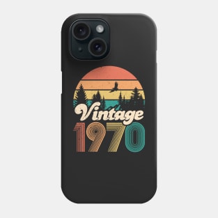 50th birthday gifts for men and women 1970 gift 50 years old Phone Case