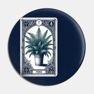 Arcane Fern Tarot Card Pin