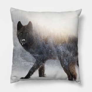 Lone Wolf Pillow