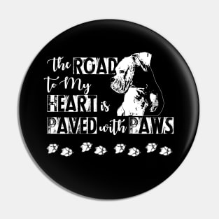 Paved with Paws Pin