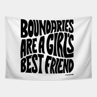 Boundaries Are A Girl Best Friend Tapestry