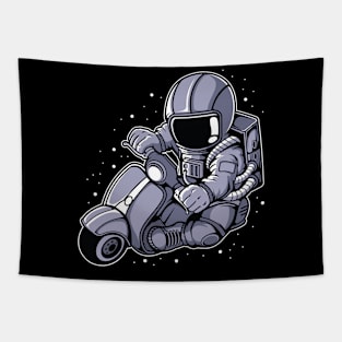 Astronaut and Scooter Matic Tapestry