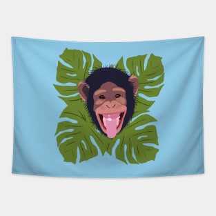 Happy Monkey Tapestry