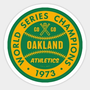 Elephant-Inspired Oakland A's Design Sticker for Sale by OrganicGraphic