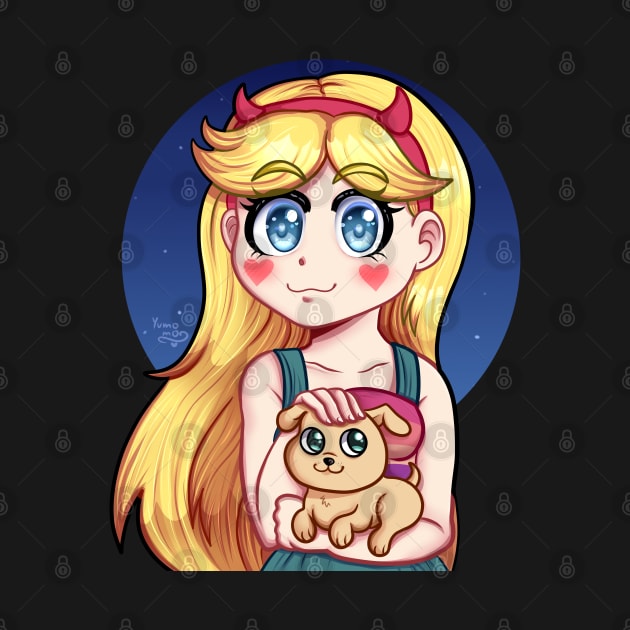 Star&Puppy by YumomoChan