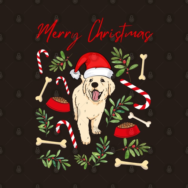 Merry Christmas cute labrador Seasons Greetings Tis The Season To Be Jolly Cutest puppy by BoogieCreates