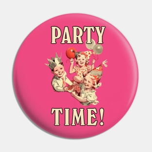 Children's Party Time Pin