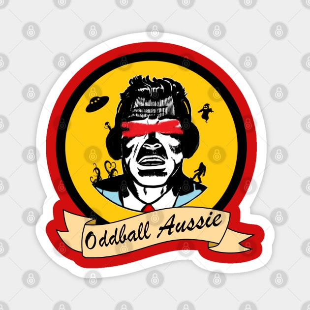 The Oddball Aussie Podcast scroll Magnet by OzOddball