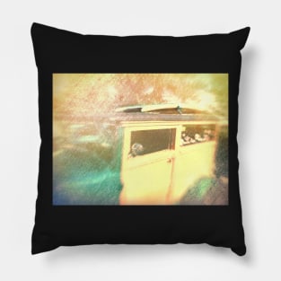 Vintage Surf Boards Pillow