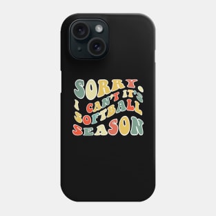 Softball Mom, Sorry Can't Softball Bye Softball Life Sweater Softball Gifts Busy Funny Softball Gift Softball Phone Case