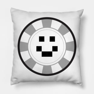 Casino Quackity Gray Pillow