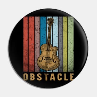 Great Gift Obstacle Classic Proud Personalized 70s 80s 90s Pin