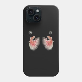 Under the ocean pink fish Phone Case