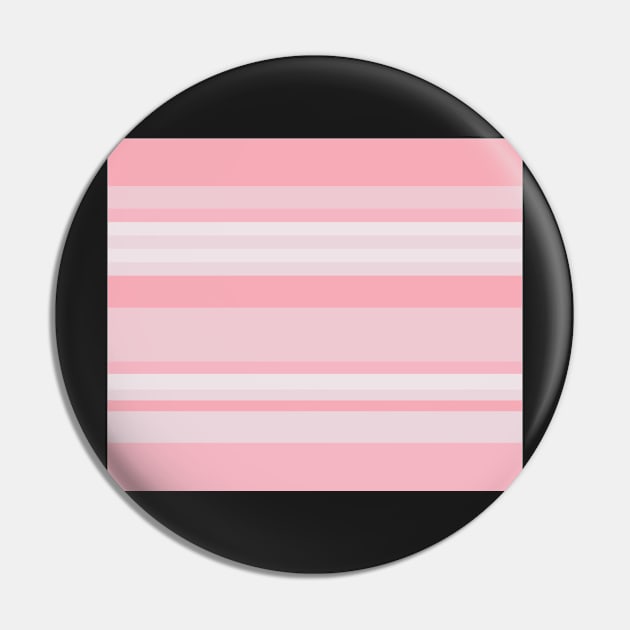 Passionate Pink Stripes Pin by TheArtism