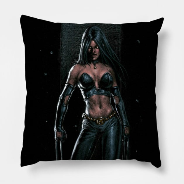 X 23 Pillow by lucastrati