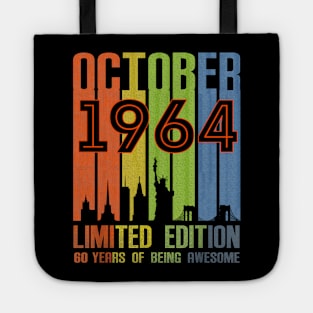 October 1964 60 Years Of Being Awesome Limited Edition Tote