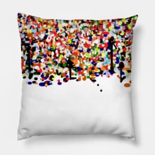 An Abstract Rainbow of Colors Mug, Mask, Pin Pillow