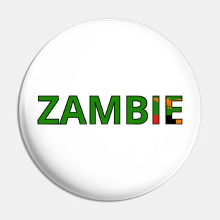 Drapeau Zambie Pin