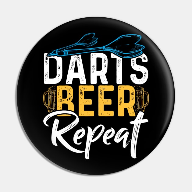 Darts Beer Repeat Pin by Tee__Dot