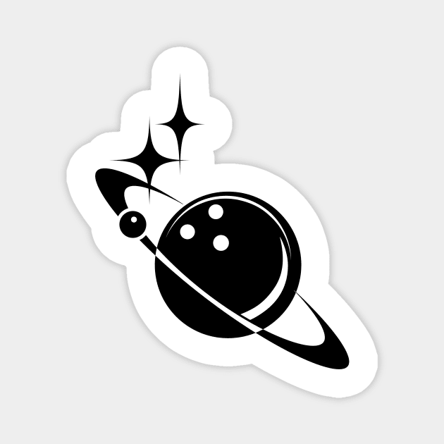 Dark Stellar Bowling Magnet by SWON Design