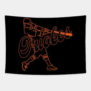 orioles baseball Tapestry