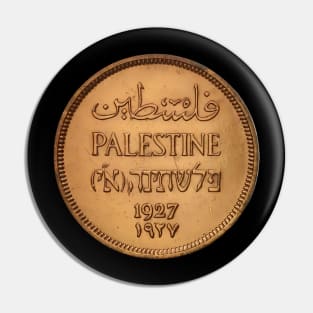 Palestine coin 1927 Pin