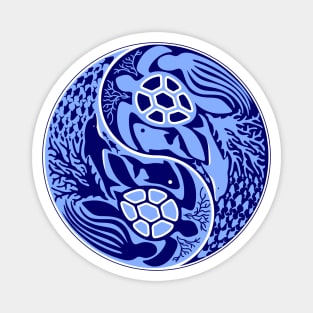 Yin Yang Marine Life Sign Magnet