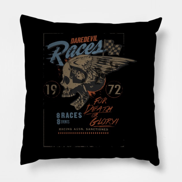 DEATH or GLORY Pillow by teepublickalt69