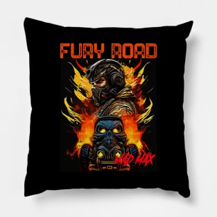 Mad World post apocalyptic Pillow