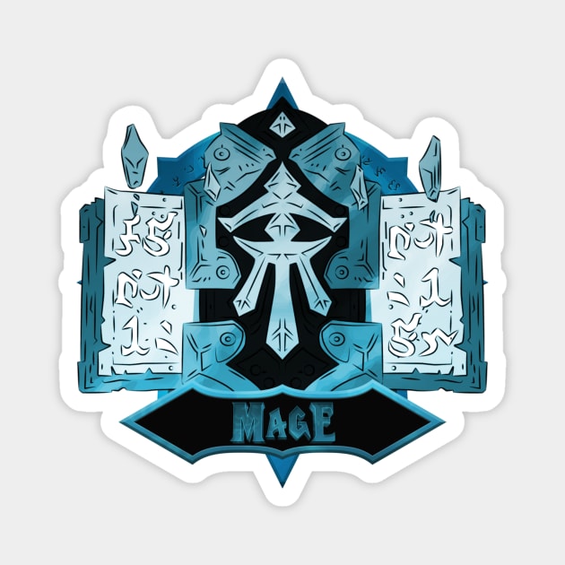 Mage Class - Crest Magnet by Sentinel777