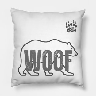 Woof Bear Pillow