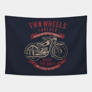 Motorcycle vintage design Tapestry