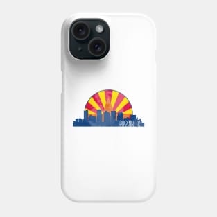 Phoenix Skyline Arizona Flag Design Phone Case