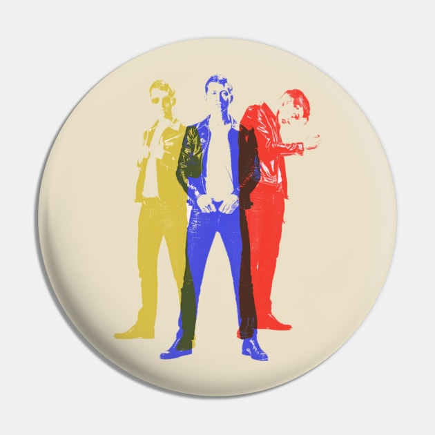 Alex Turner Tri Tone Pin by Tide pool