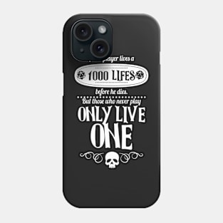 pen and paper 1000 lifes quote Phone Case