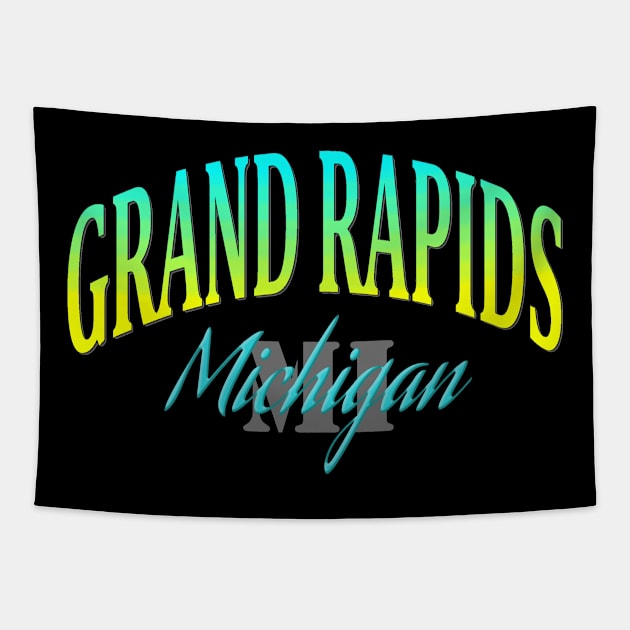 City Pride: Grand Rapids, Michigan Tapestry by Naves