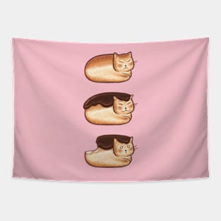 Cat Bread Loaf Chocolate Tapestry