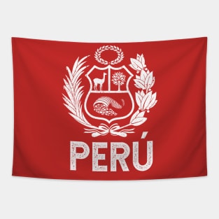 Peru Coat of arms - vintage design Tapestry