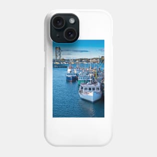 Portsmouth New Hampshire fishing fleet Phone Case